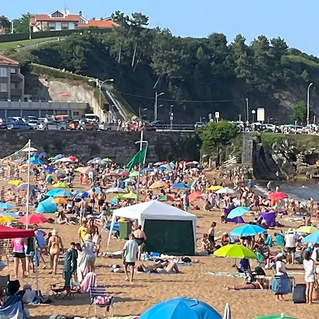Playa Acogedor Piso De 2 En Luanco