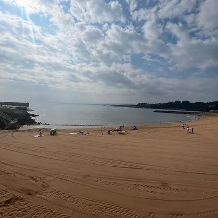 Playa Acogedor Piso De 2 En * Luanco